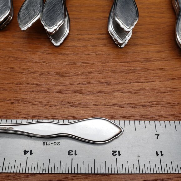 Oneida 1881 Rogers Summer Mist / Autumn Glow Lot of 39 Stainless Flatware Piece - Picture 14 of 16